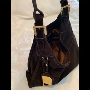 Ralph Lauren suede hobo